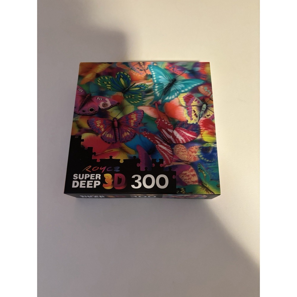 Royce Super Deep 3D Puzzle Butterflies 300 Pieces